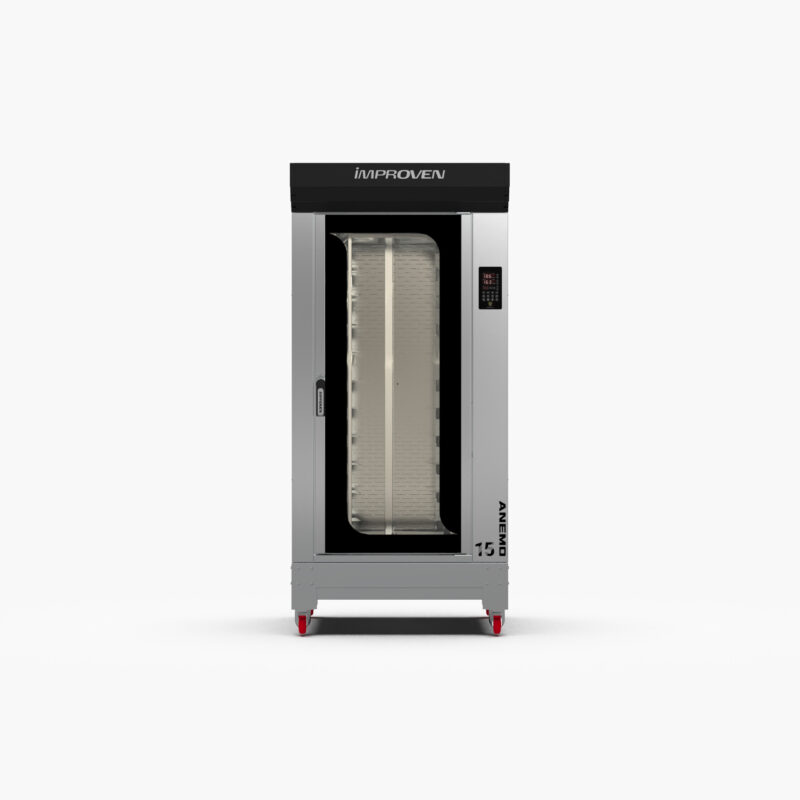 Anemo 15 tepsili elektrikli dönerli konveksiyonlu fırın ön görünüm